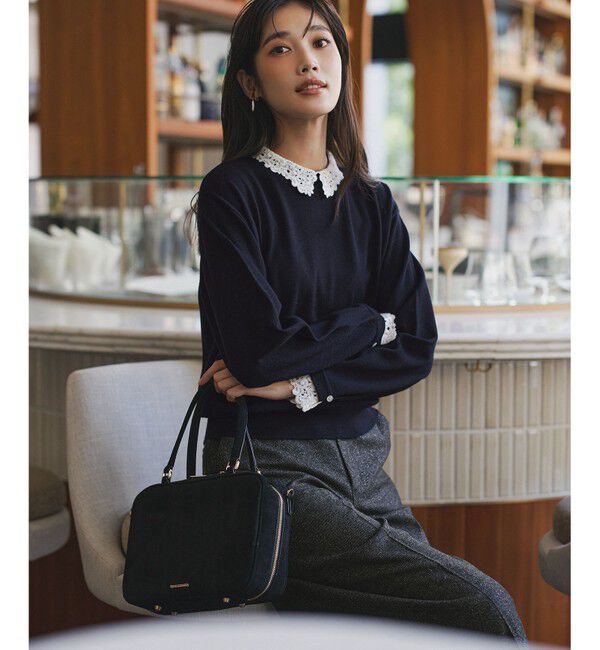 23区「ラメミックスツイード クロップド パンツ」|その他|