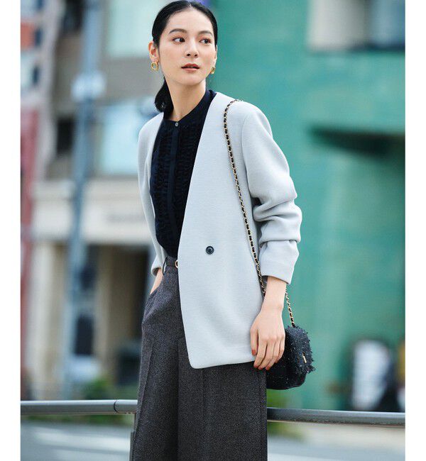 23区「ラメミックスツイード クロップド パンツ」|その他|