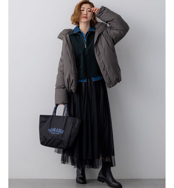 23区「【Oggi掲載】シャイニーコットンテリー ハーフジップ スウェット」|スウェット・ジャージ|