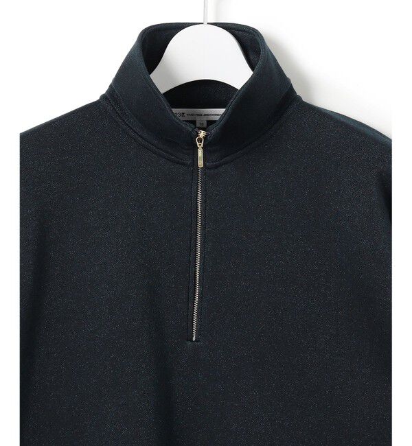 23区「【Oggi掲載】シャイニーコットンテリー ハーフジップ スウェット」|スウェット・ジャージ|