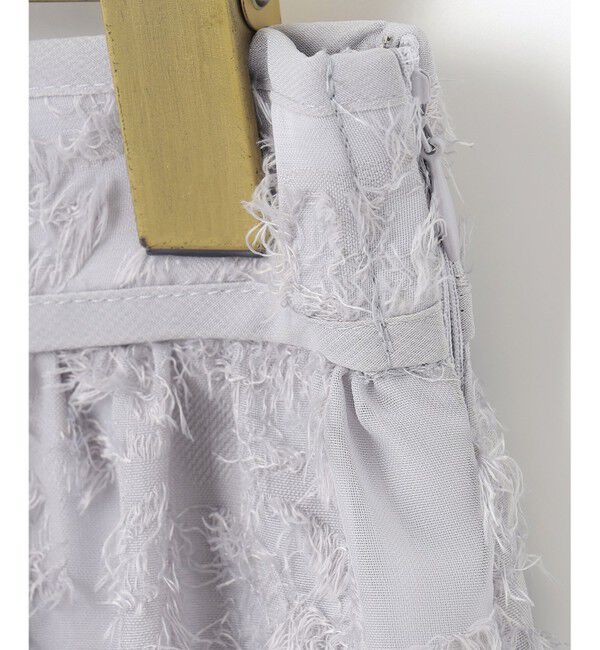 any SiS「【洗える】フェザーフラワージャカード スカート」|スカート|