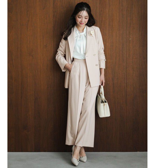 ANY SIS「【セットアップ対応】セレモニーダブルクロス ワイドパンツ」|その他|