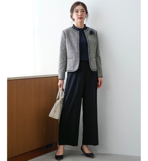 ANY SIS「【セットアップ対応】セレモニーダブルクロス ワイドパンツ」|その他|