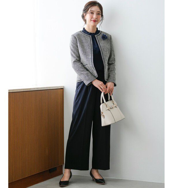 ANY SIS「【セットアップ対応】セレモニーダブルクロス ワイドパンツ」|その他|