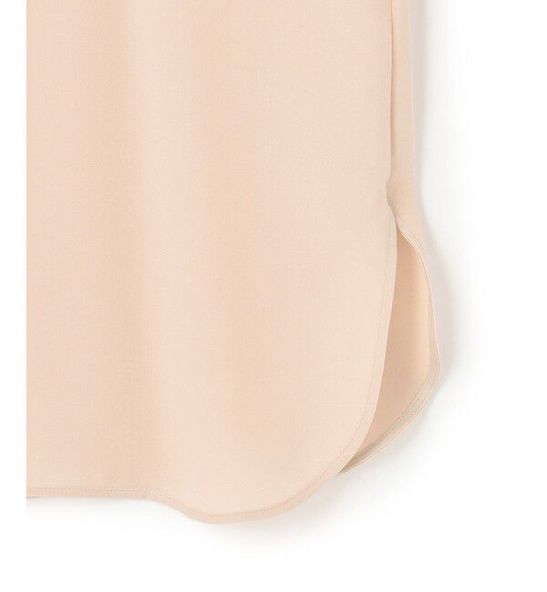 BEIGE,「【WEB限定・洗える】CLARION / バンドカラーフリルブラウス」|シャツ・ブラウス|