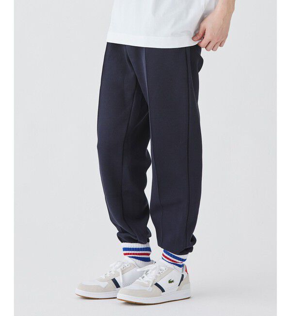 LACOSTE「オーガニックコットン ダブルフェイス鹿の子 ルーズフィットトラックパンツ / スウェットパンツ」|その他|