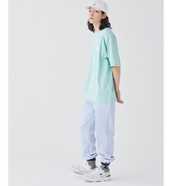 LACOSTE「オーガニックコットン ダブルフェイス鹿の子 ルーズフィットトラックパンツ / スウェットパンツ」|その他|