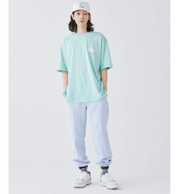 LACOSTE「オーガニックコットン ダブルフェイス鹿の子 ルーズフィットトラックパンツ / スウェットパンツ」|その他|
