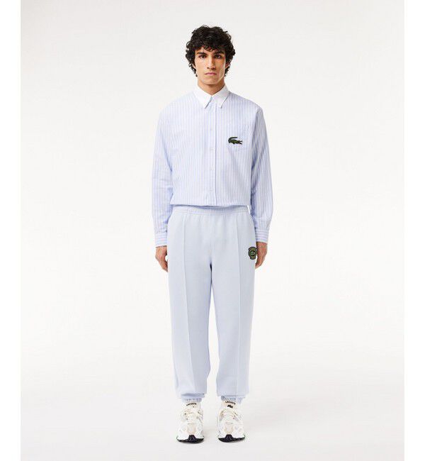 LACOSTE「オーガニックコットン ダブルフェイス鹿の子 ルーズフィットトラックパンツ / スウェットパンツ」|その他|