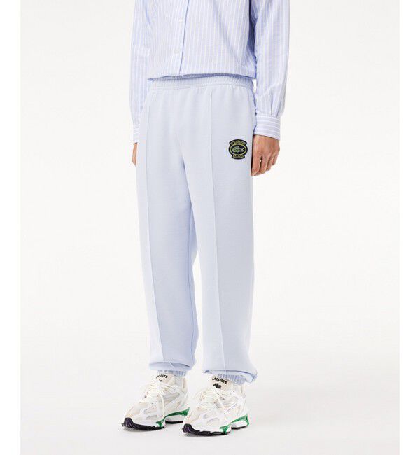 LACOSTE「オーガニックコットン ダブルフェイス鹿の子 ルーズフィットトラックパンツ / スウェットパンツ」|その他|