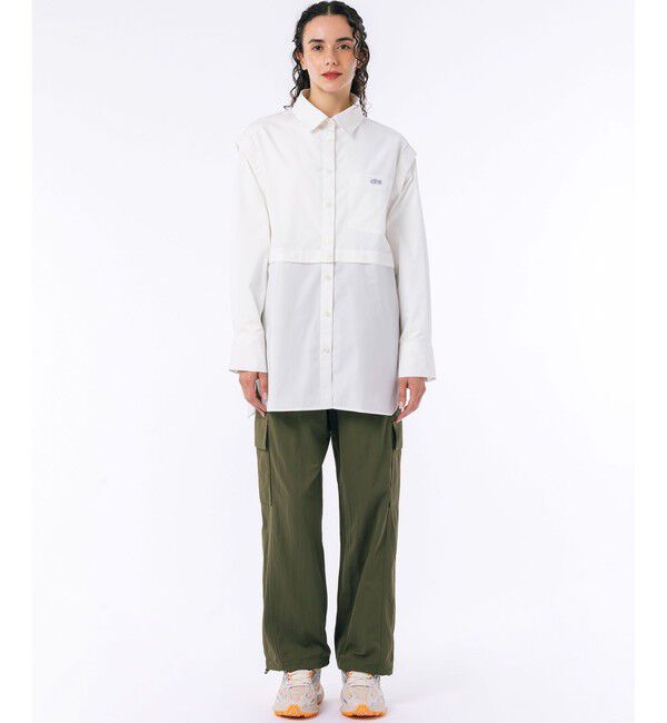 LACOSTE「4WAYデザイン ボリュームスリーブ ロングシャツ」|シャツ・ブラウス|