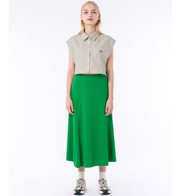 LACOSTE「4WAYデザイン ボリュームスリーブ ロングシャツ」|シャツ・ブラウス|