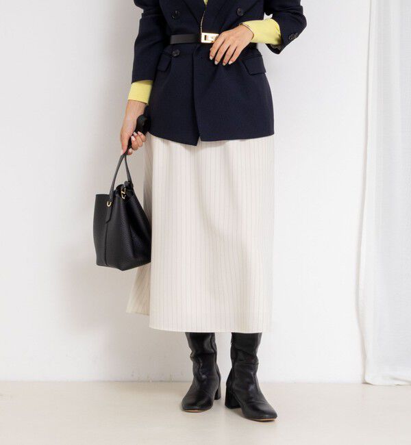 NOLLEY'S「《セットアップ対応》ウォッシャブルウール調フレアスカート」|フレア|