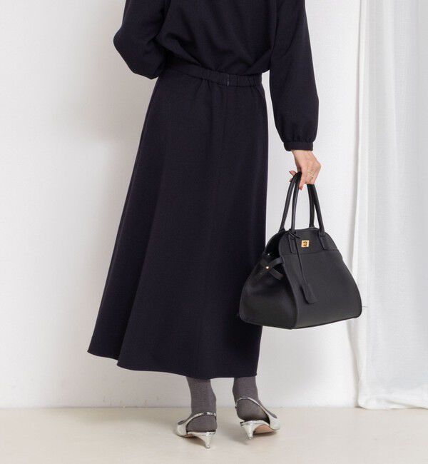 NOLLEY'S「《セットアップ対応》ウォッシャブルウール調フレアスカート」|フレア|