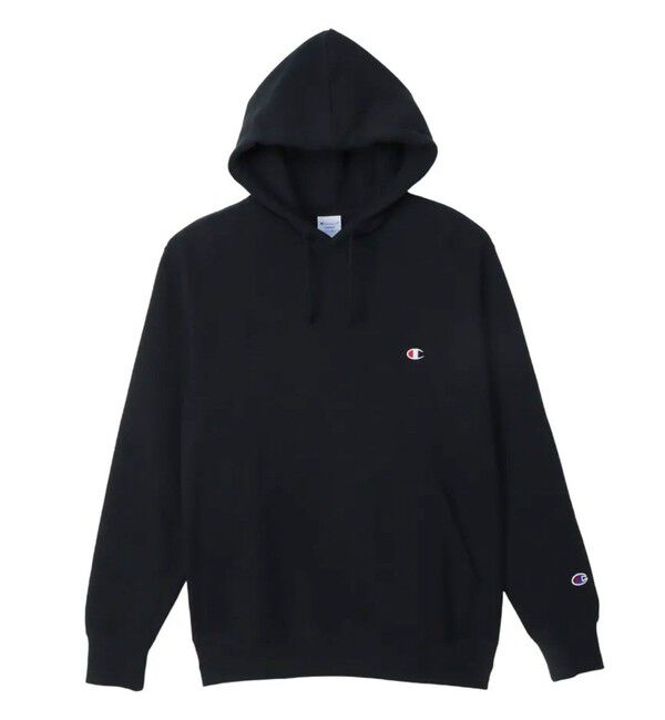 GLOSTER「【Champion/チャンピオン】ICON フーデッドスウェットシャツ ベーシック」|パーカー|ネイビー