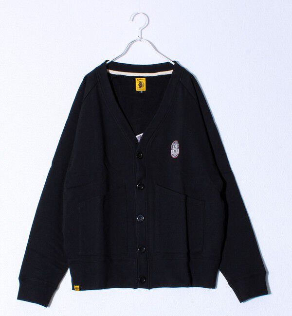 FREDY MAC「【COBMASTER/コブマスター】裏毛 刺繍&times;プリント カーディガン」|カーディガン|ブラック