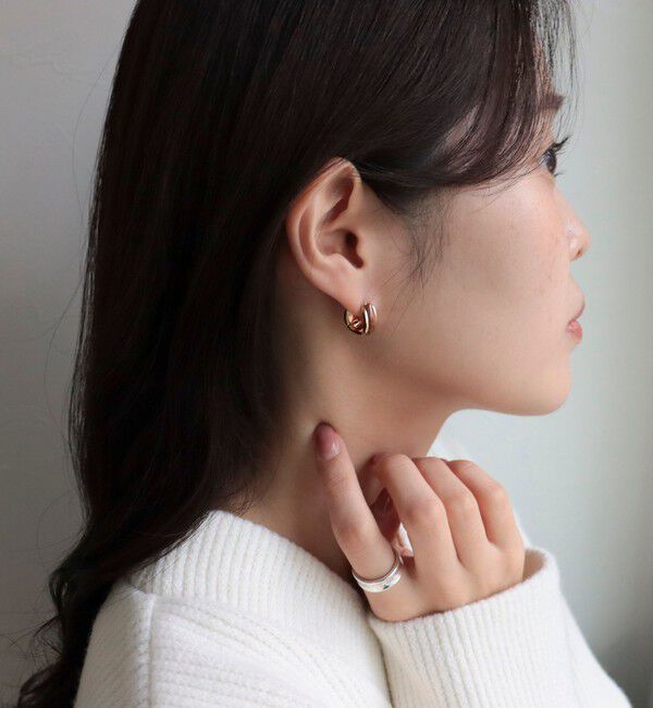 fredy emue「カラーストーンワンタッチピアス」|ピアス|