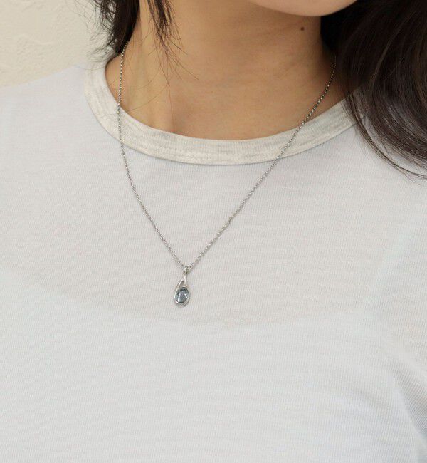 fredy emue「クリアカラードロップネックレス」|ネックレス|