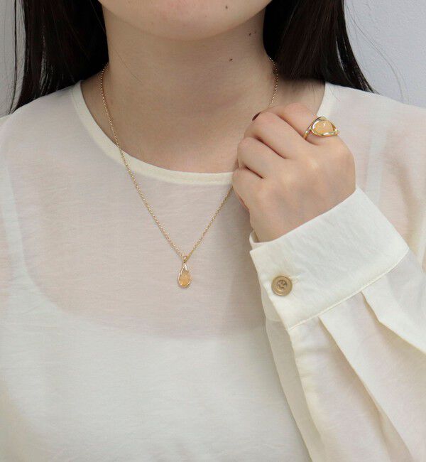 fredy emue「クリアカラードロップネックレス」|ネックレス|