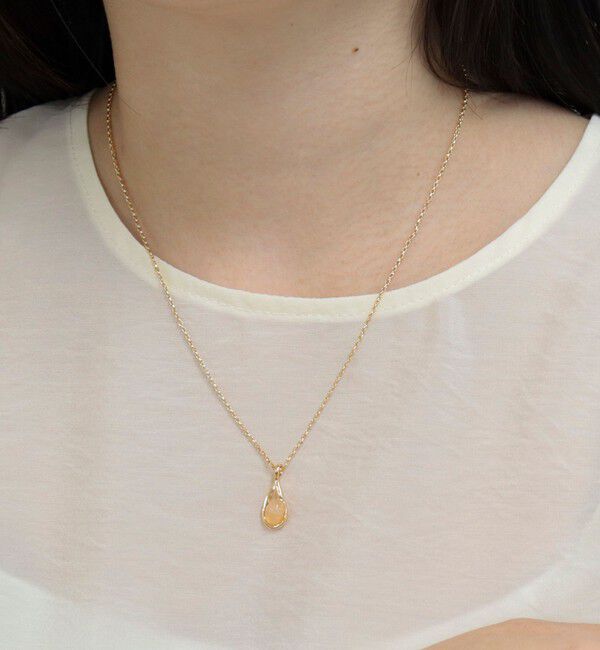 fredy emue「クリアカラードロップネックレス」|ネックレス|