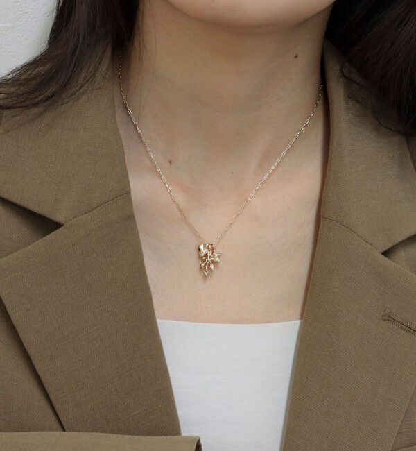 fredy emue「手描きフラワートップネックレス」|ネックレス|