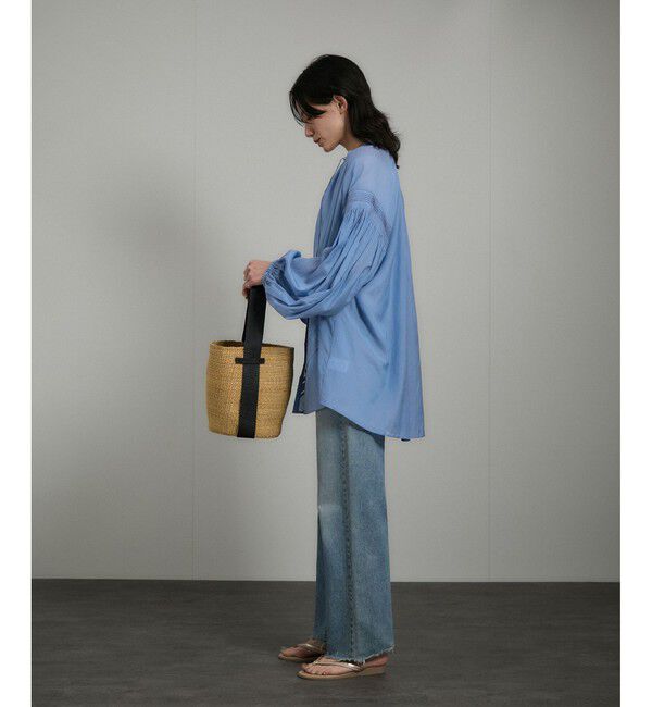 SALON adam et rope'「エンブロイダリーチュニックブラウス」|シャツ・ブラウス|