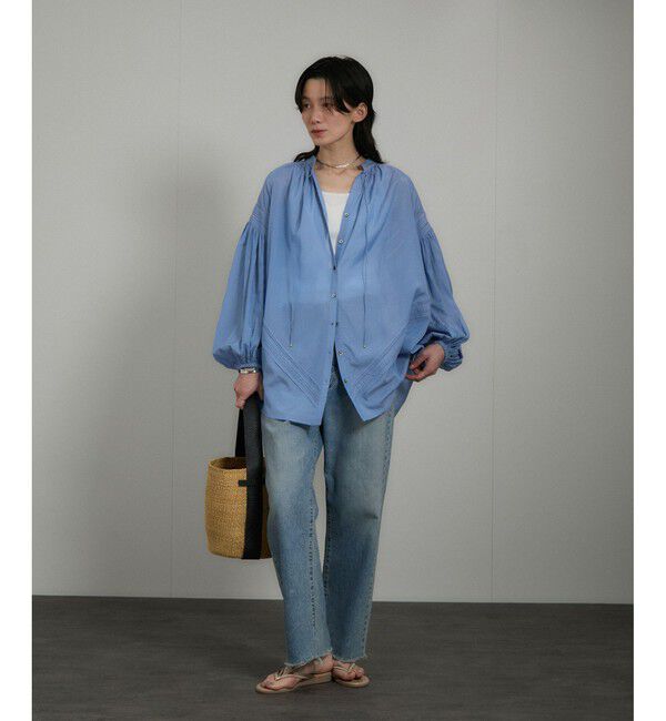 SALON adam et rope'「エンブロイダリーチュニックブラウス」|シャツ・ブラウス|