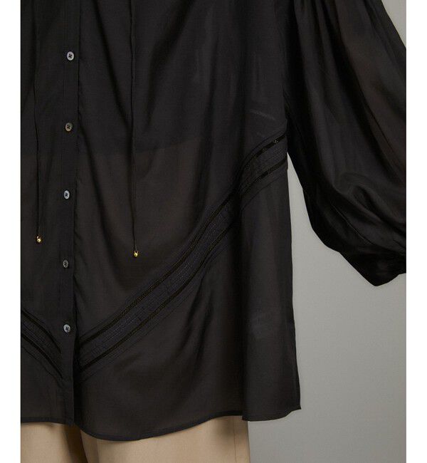 SALON adam et rope'「エンブロイダリーチュニックブラウス」|シャツ・ブラウス|