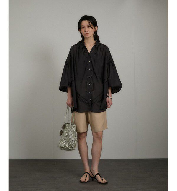 SALON adam et rope'「エンブロイダリーチュニックブラウス」|シャツ・ブラウス|