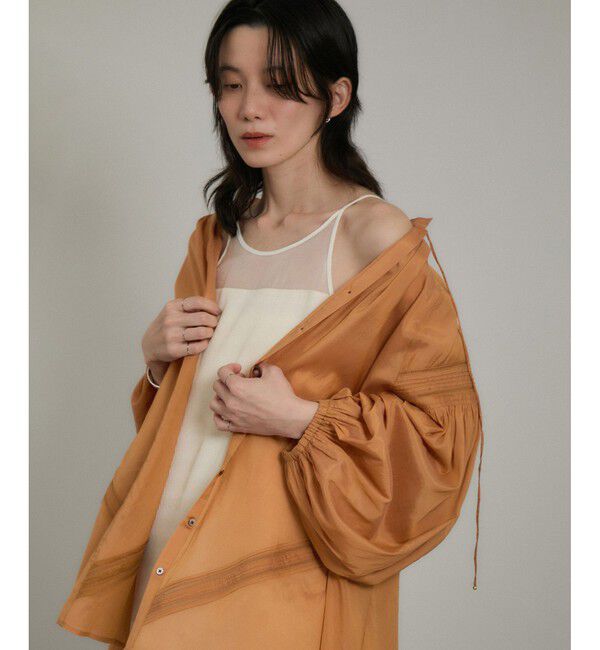 SALON adam et rope'「エンブロイダリーチュニックブラウス」|シャツ・ブラウス|