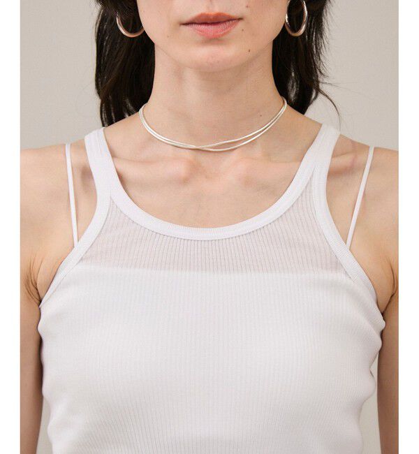 SALON adam et rope'「【gicipi（ジチピ）】TURCHESE リブタンク」|タンクトップ|