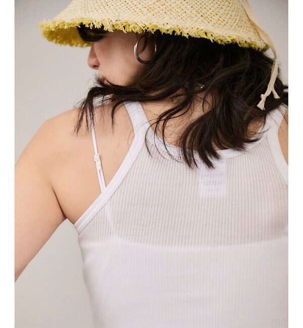 SALON adam et rope'「【gicipi（ジチピ）】TURCHESE リブタンク」|タンクトップ|
