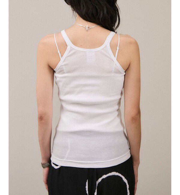 SALON adam et rope'「【gicipi（ジチピ）】TURCHESE リブタンク」|タンクトップ|