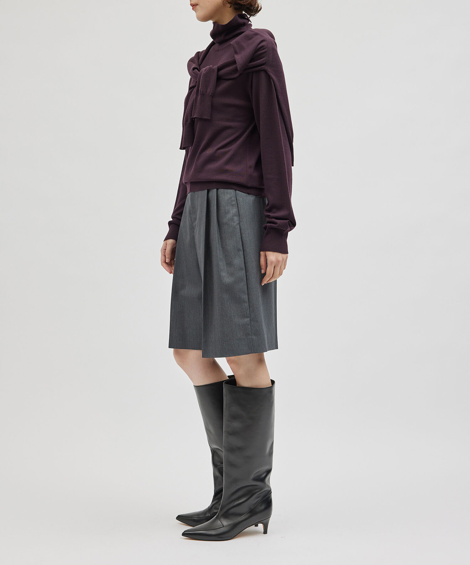 ROPE「ウールモヘヤ２タックハーフパンツ/セットアップ対応」|その他|