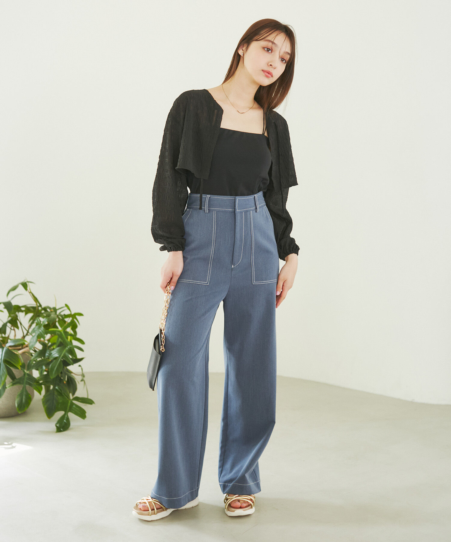 ROPE PICNIC PASSAGE「ふくれジャガードボレロ」|その他|