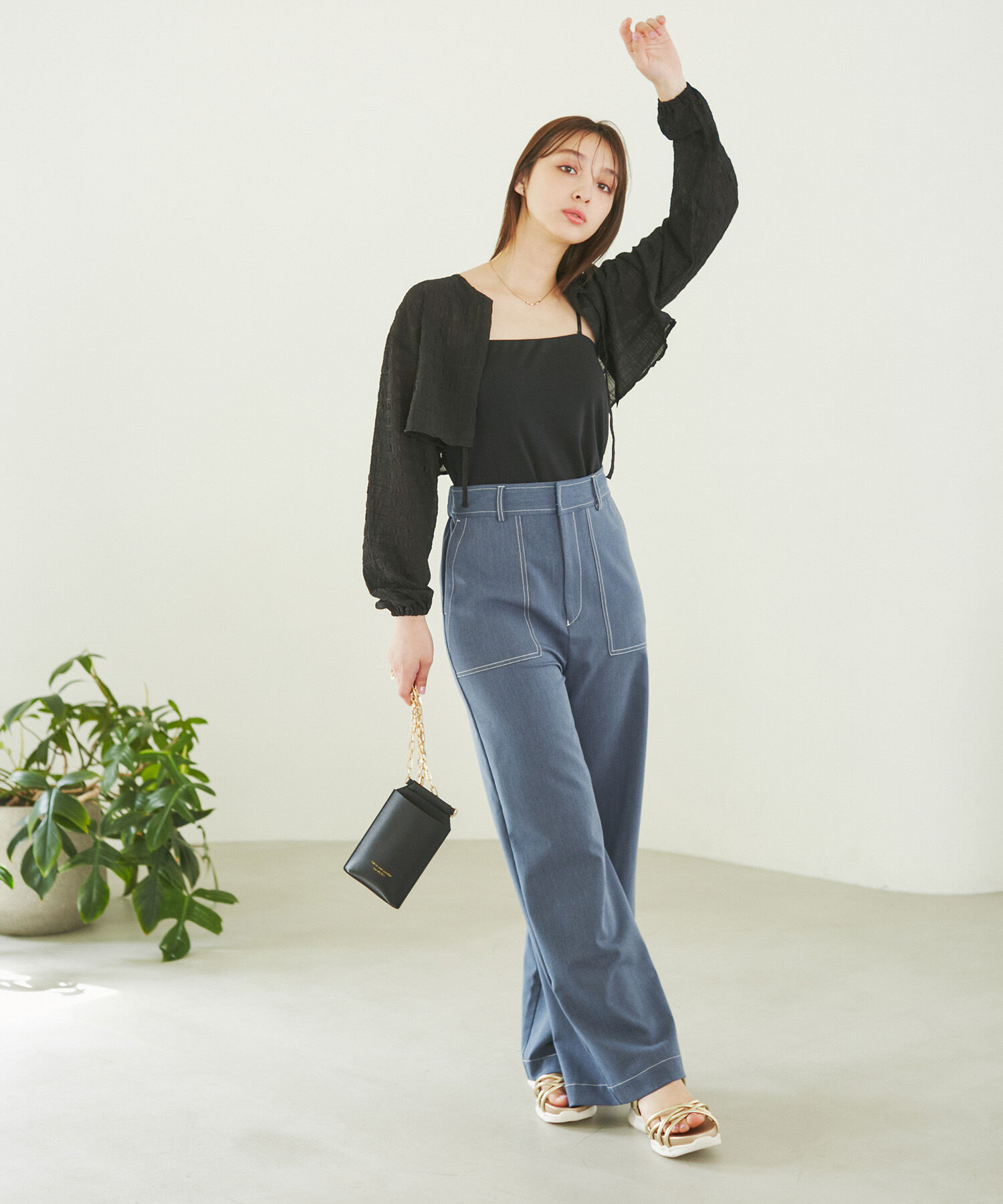 ROPE PICNIC PASSAGE「ふくれジャガードボレロ」|その他|