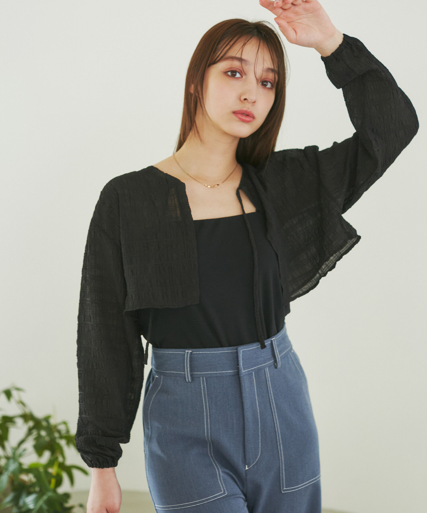 ROPE PICNIC PASSAGE「ふくれジャガードボレロ」|その他|