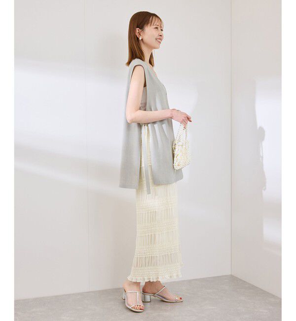 Rope&rsquo;Picnic「フリルギャザーロングスカート」|スカート|