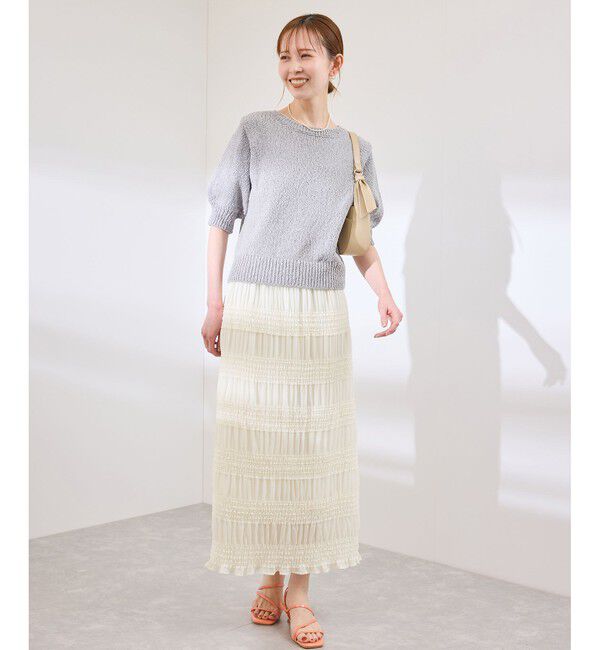 Rope&rsquo;Picnic「フリルギャザーロングスカート」|スカート|