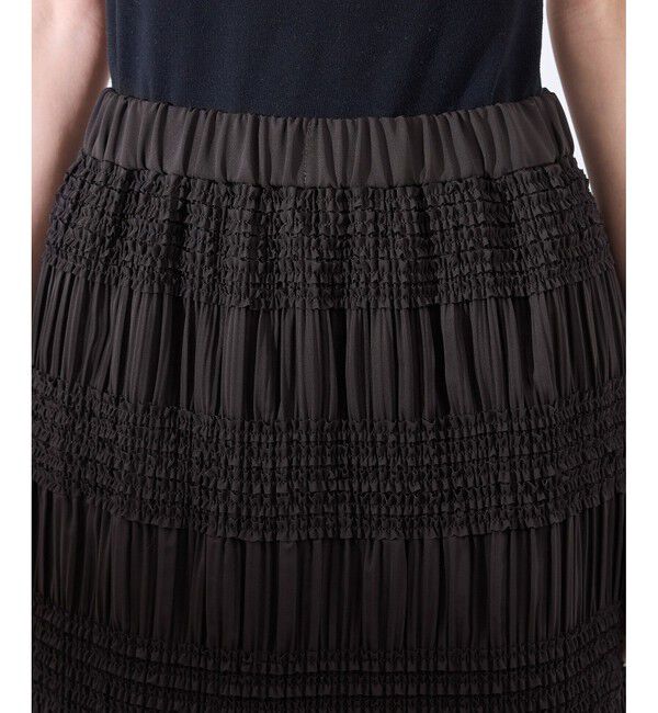 Rope&rsquo;Picnic「フリルギャザーロングスカート」|スカート|