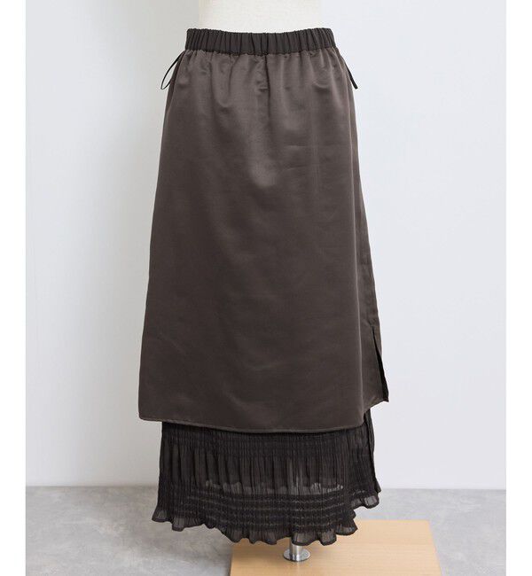 Rope&rsquo;Picnic「フリルギャザーロングスカート」|スカート|