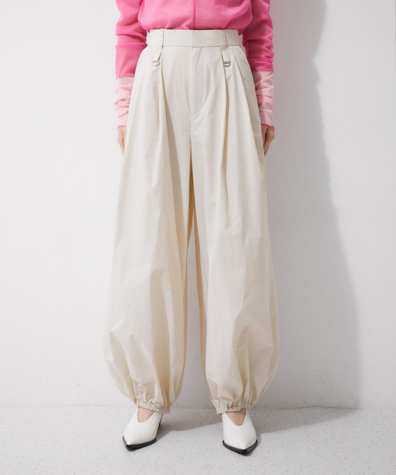 ADAM ET ROPE'「【環境配慮】パラシュートスラックス」|その他|