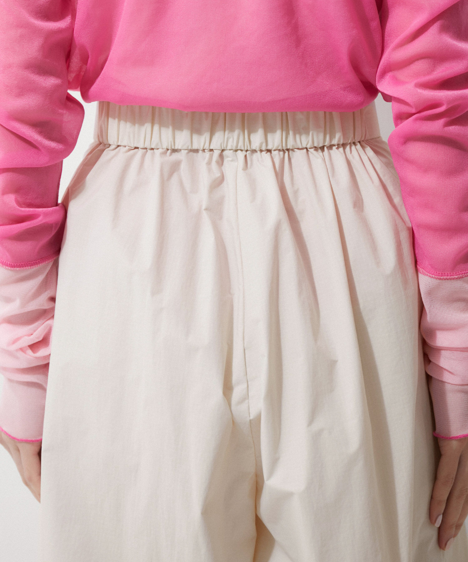 ADAM ET ROPE'「【環境配慮】パラシュートスラックス」|その他|