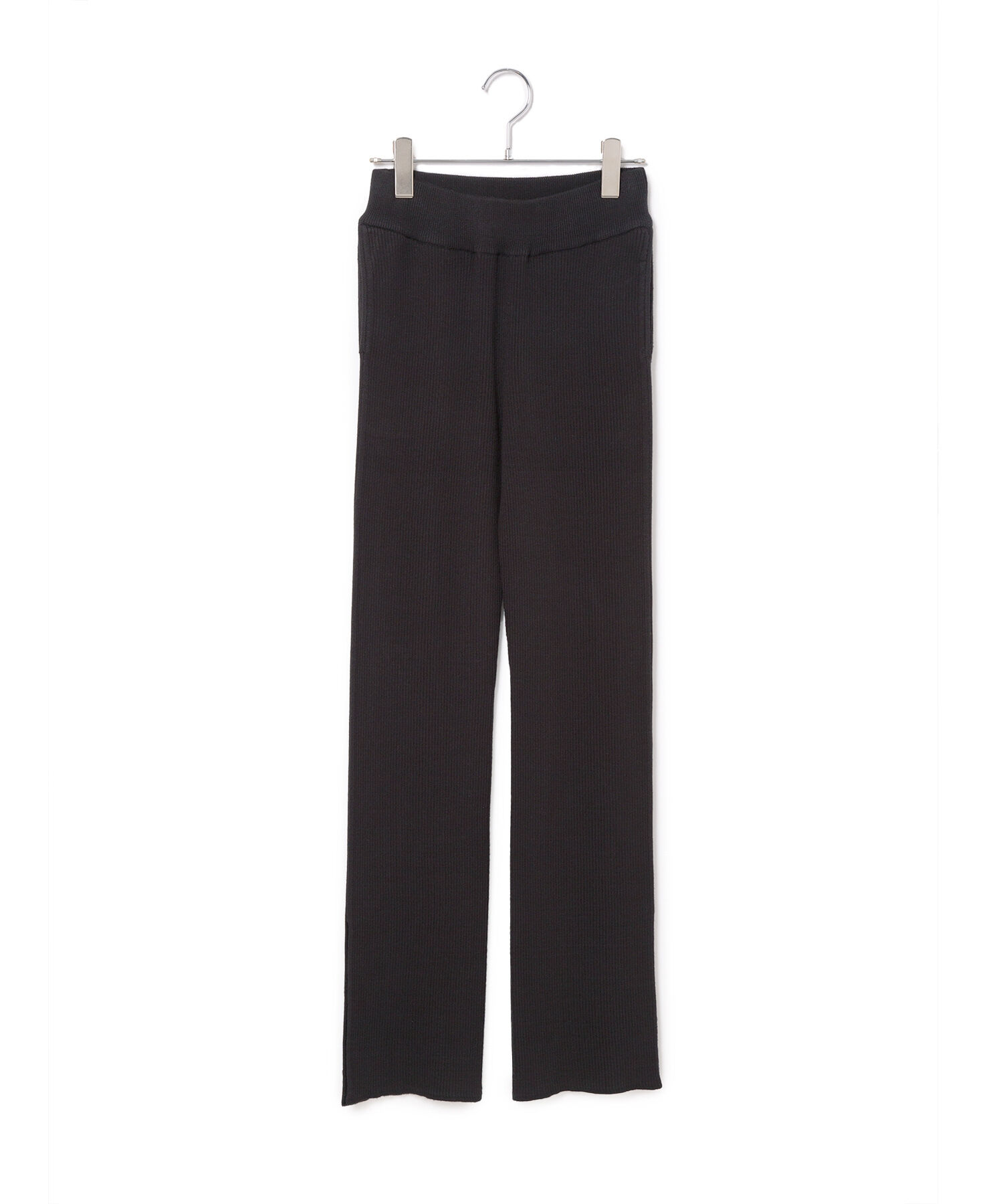 ADAM ET ROPE'「【サステナブル】3Dニットリブニットパンツ」|その他|