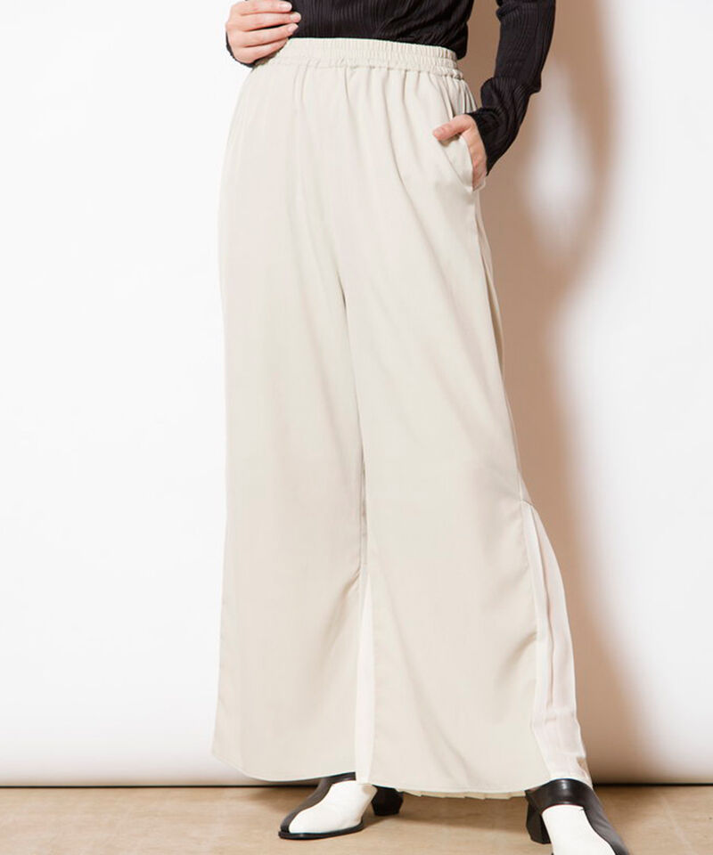  「バックプリーツヘムパンツ」|その他|L.BEIGE