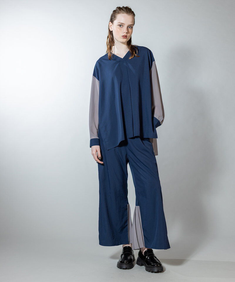  「バックプリーツヘムパンツ」|その他|