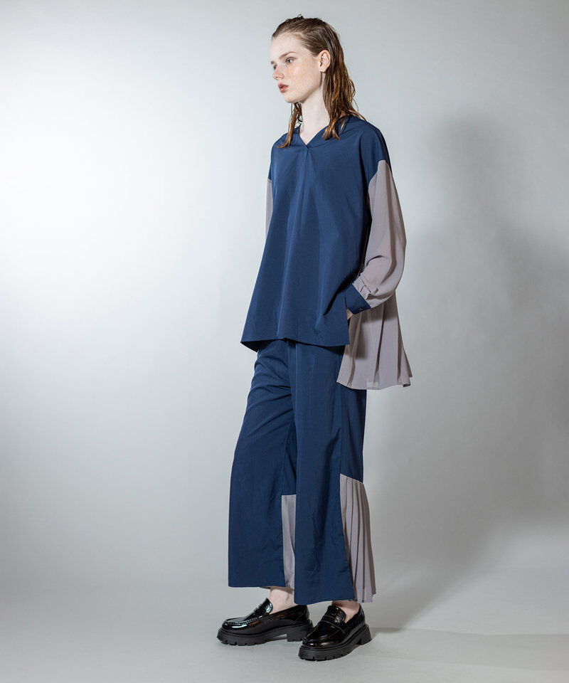  「バックプリーツヘムパンツ」|その他|