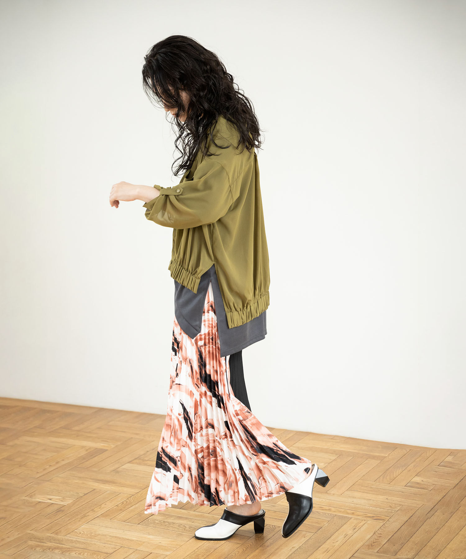  「バイカラークロスサンダル」|サンダル|