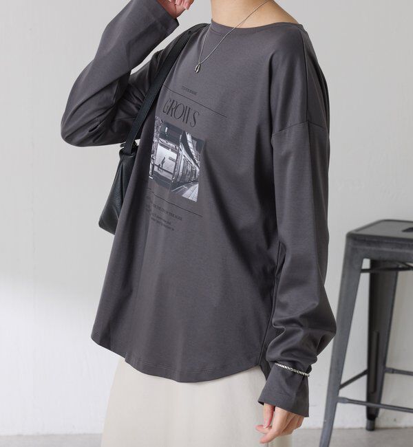  「モノクロフォトロゴロンT」|Tシャツ・カットソー|