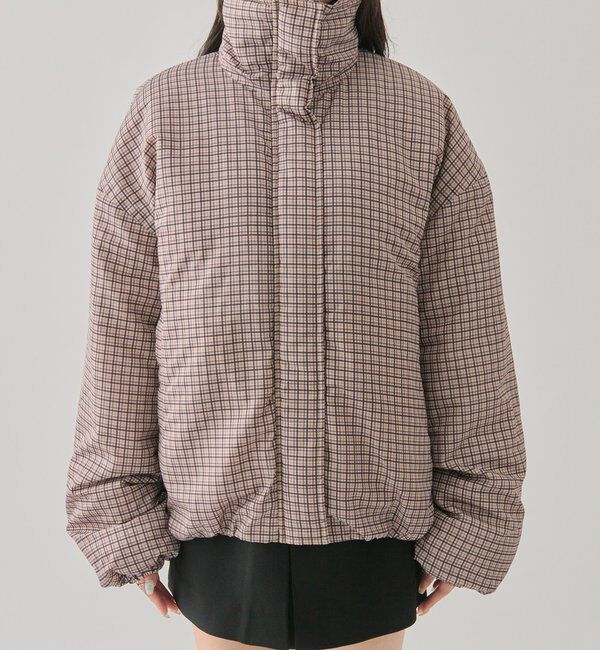  「中綿チェックダウン」|ダウン|